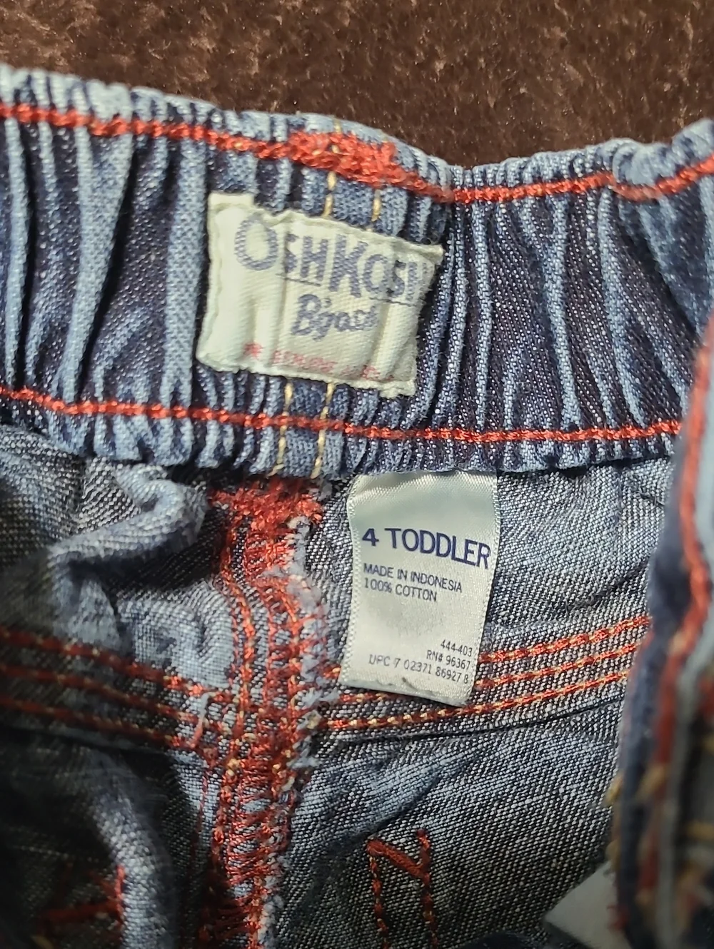 OshKosh B'gosh Dark Blue Denim Kids Shorts 4T